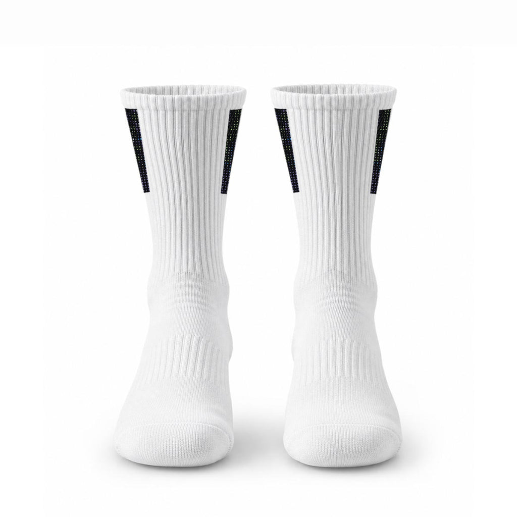 Embroidery Sports Cotton Crew Socks|Cotton