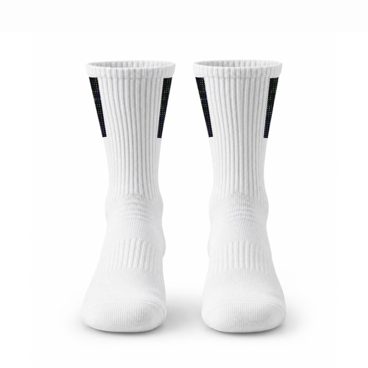 Embroidery Sports Cotton Crew Socks|Cotton