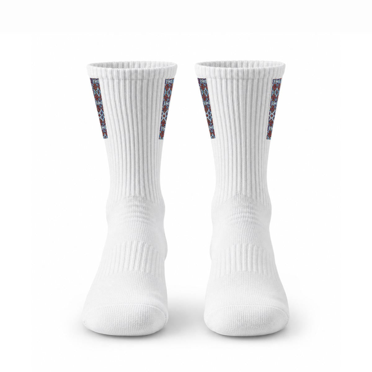 Embroidery Sports Cotton Crew Socks|Cotton