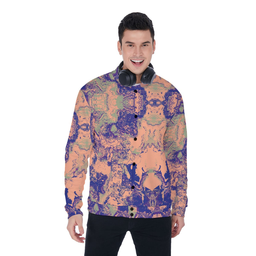 All-Over Print Men's Baseball Jacket