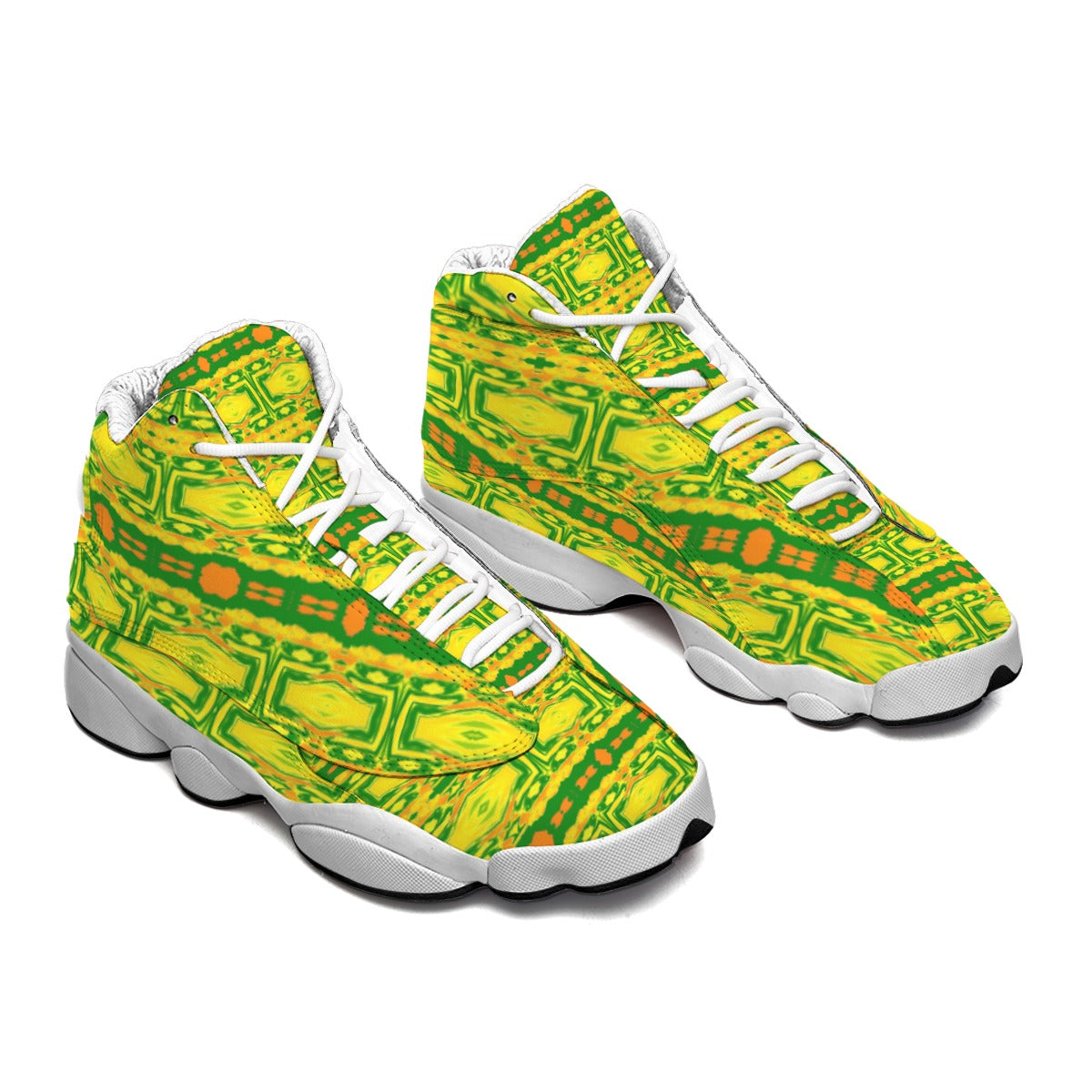 Men's Curved Basketball Shoes With Thick Soles