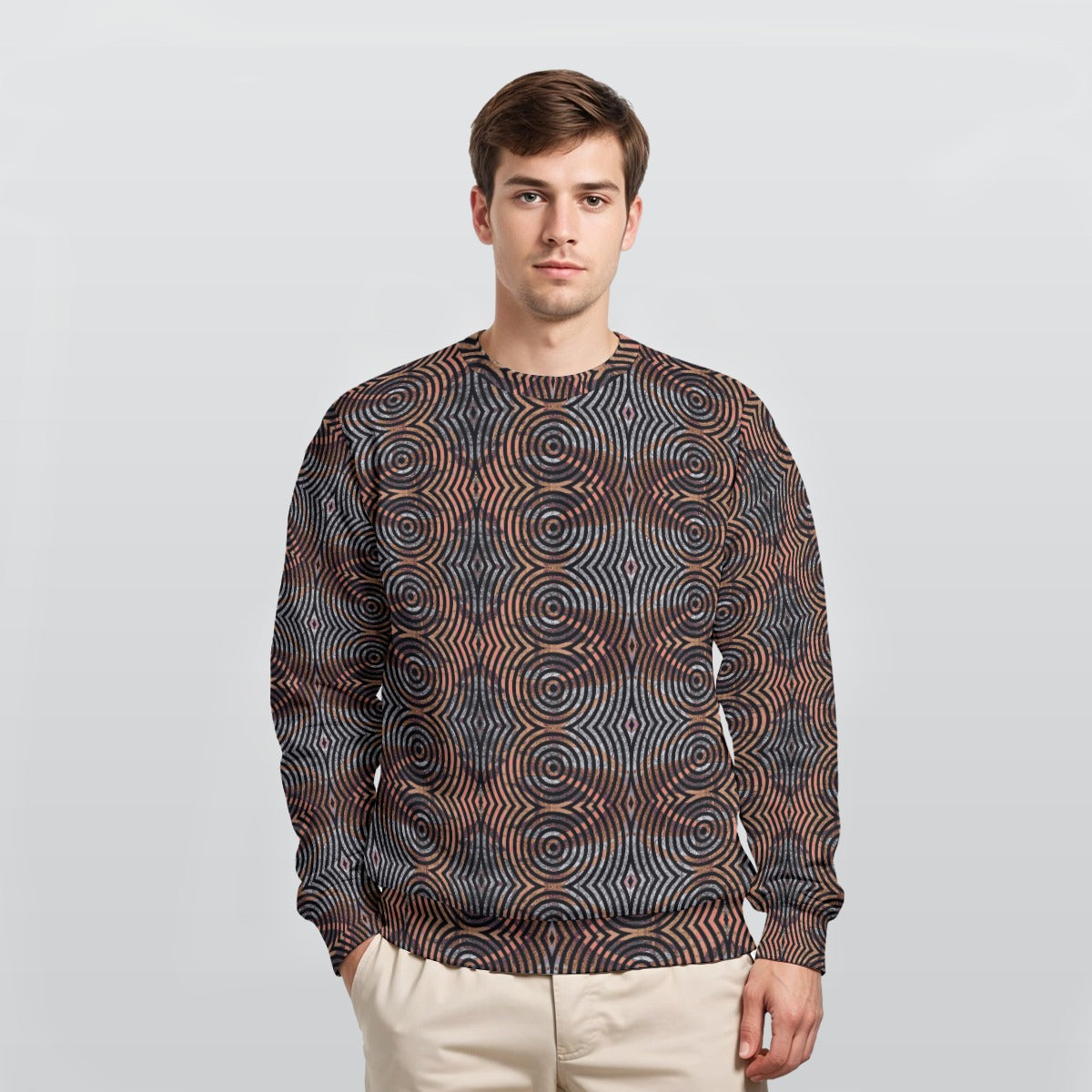 All-Over Print Men's Heavy Fleece Sweatshirt