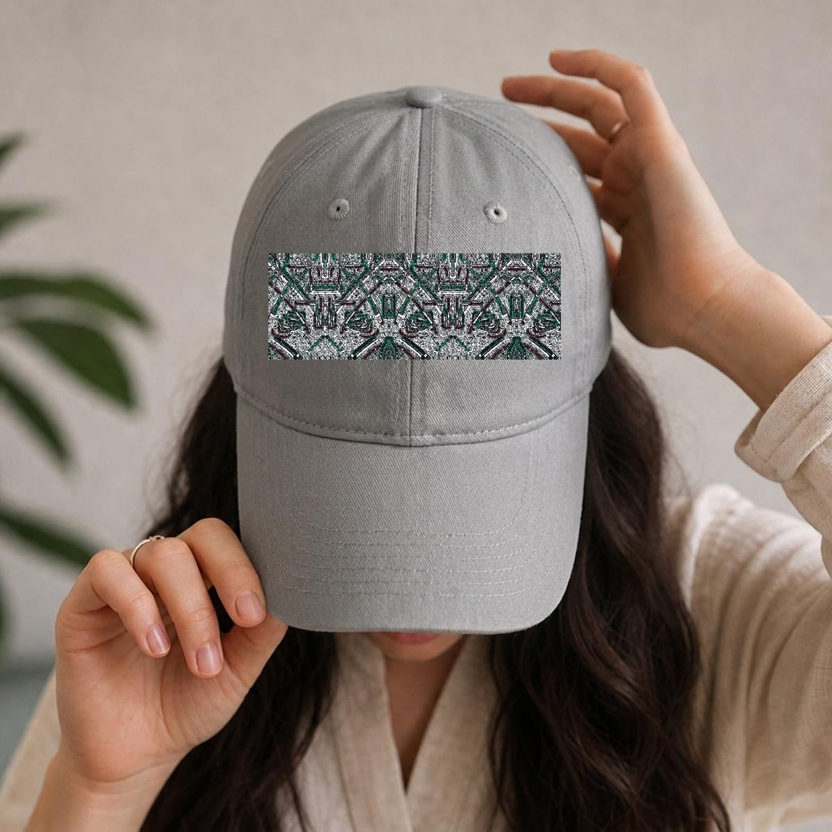 Embroidery Soft-Crown Flat Cap