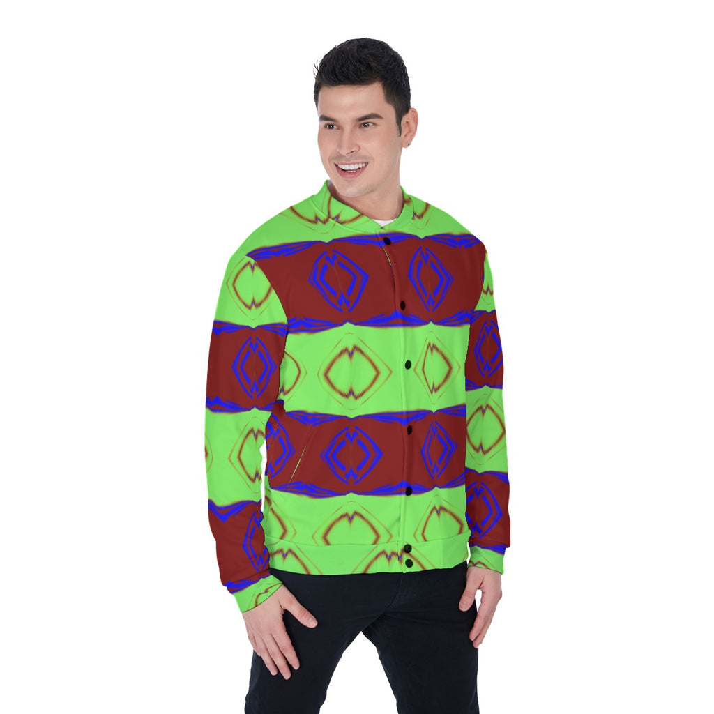 All-Over Print Men's Baseball Jacket
