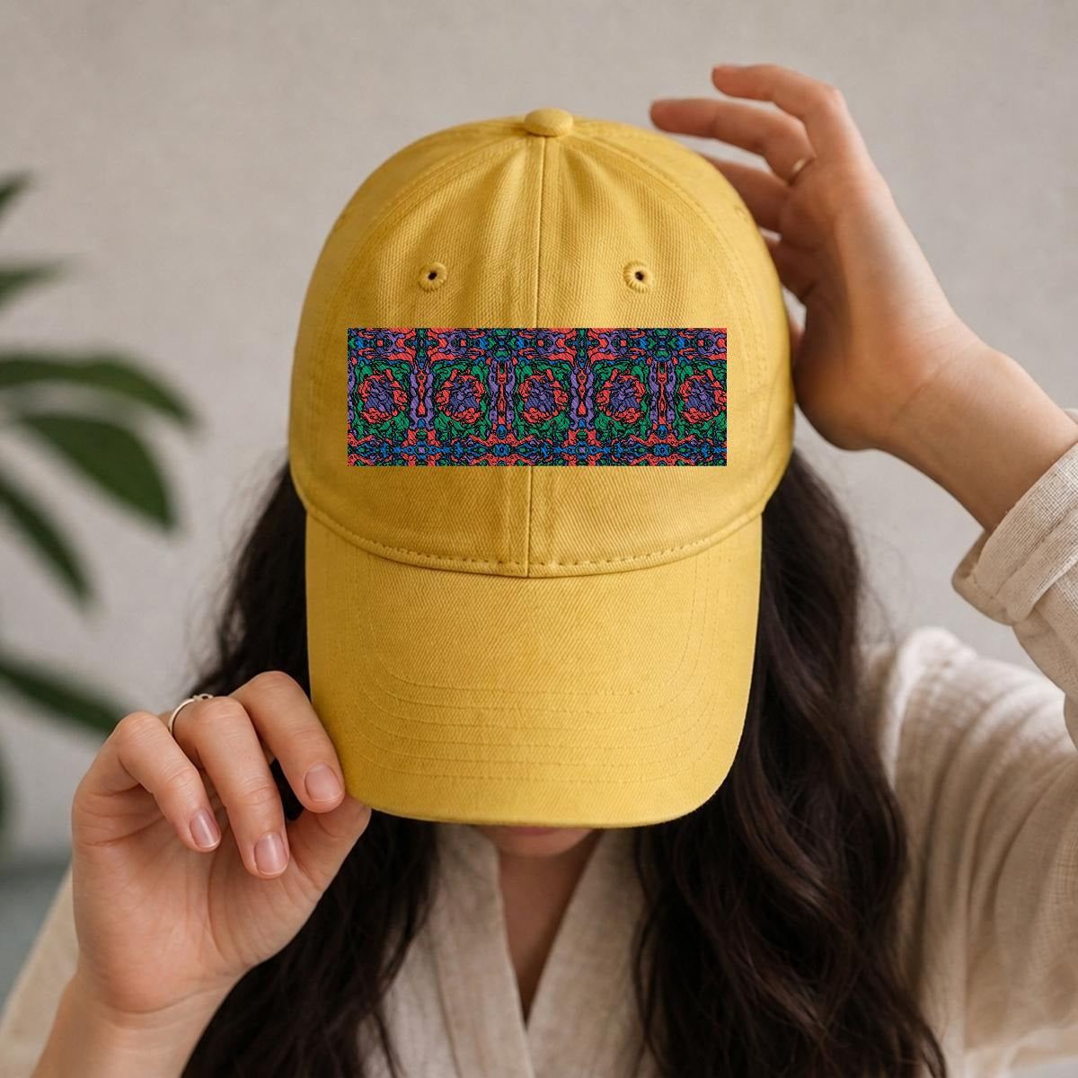 Embroidery Soft-Crown Flat Cap