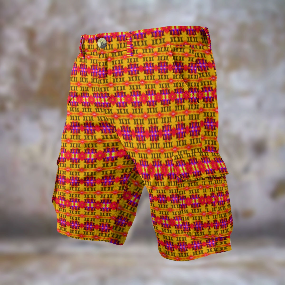 All-Over Print Men's Cargo Shorts