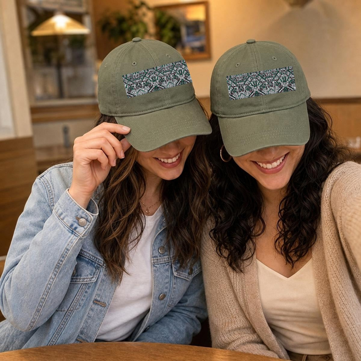 Embroidery Soft-Crown Flat Cap