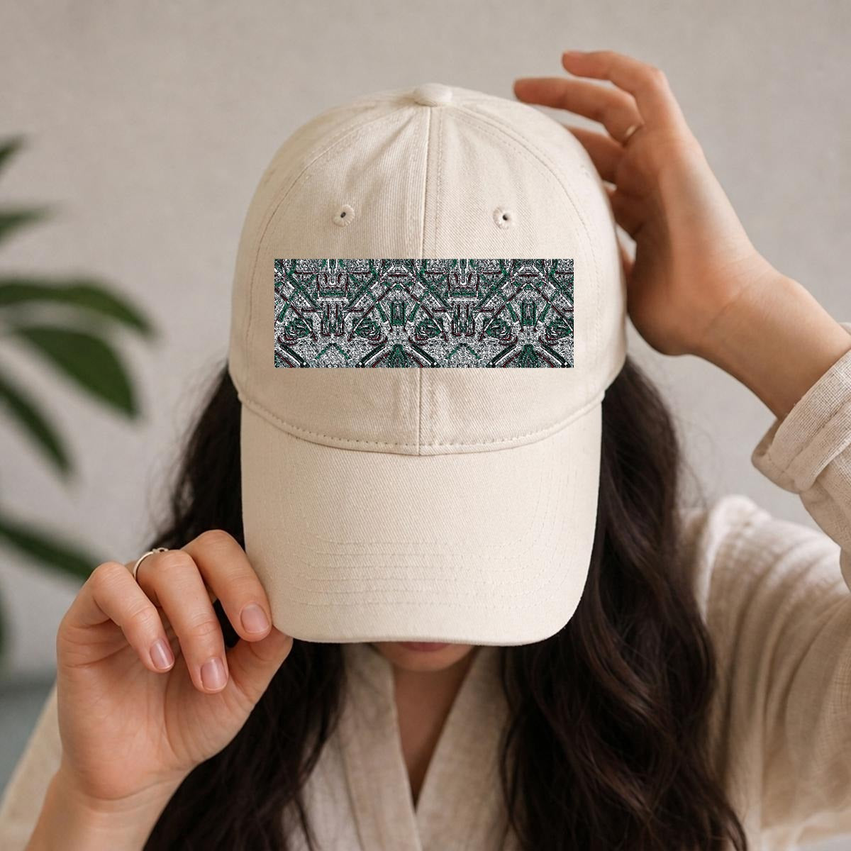 Embroidery Soft-Crown Flat Cap