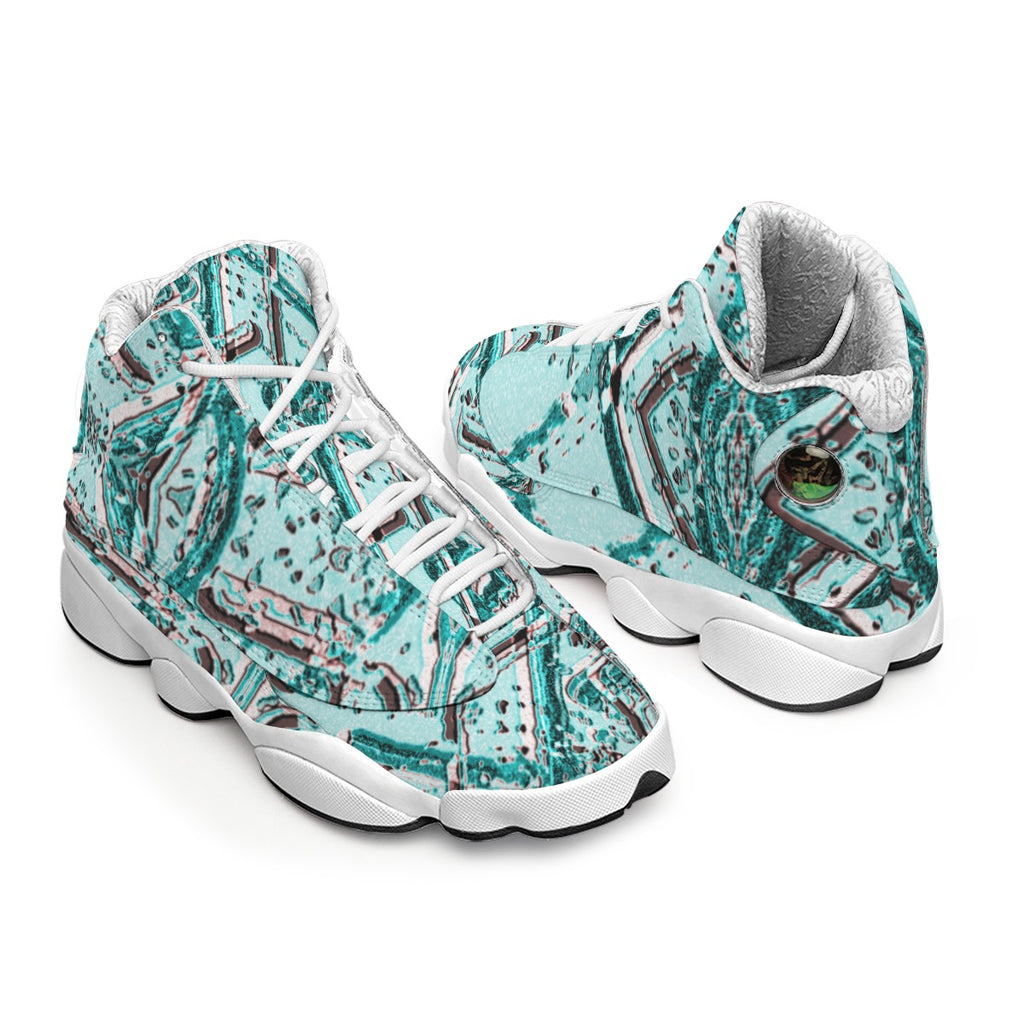Men's Curved Basketball Shoes With Thick Soles