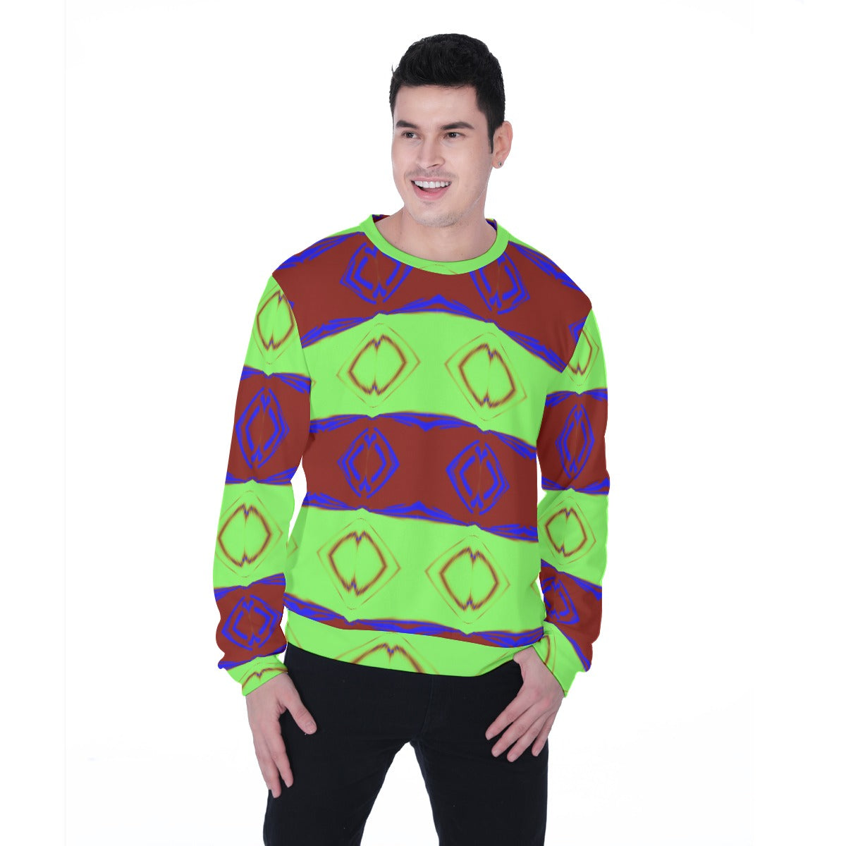All-Over Print Men's Heavy Fleece Sweatshirt