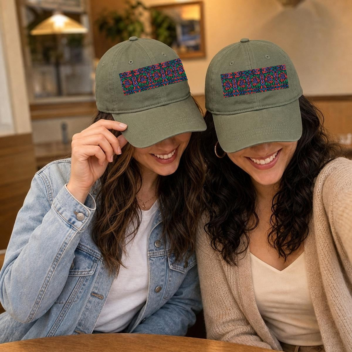Embroidery Soft-Crown Flat Cap