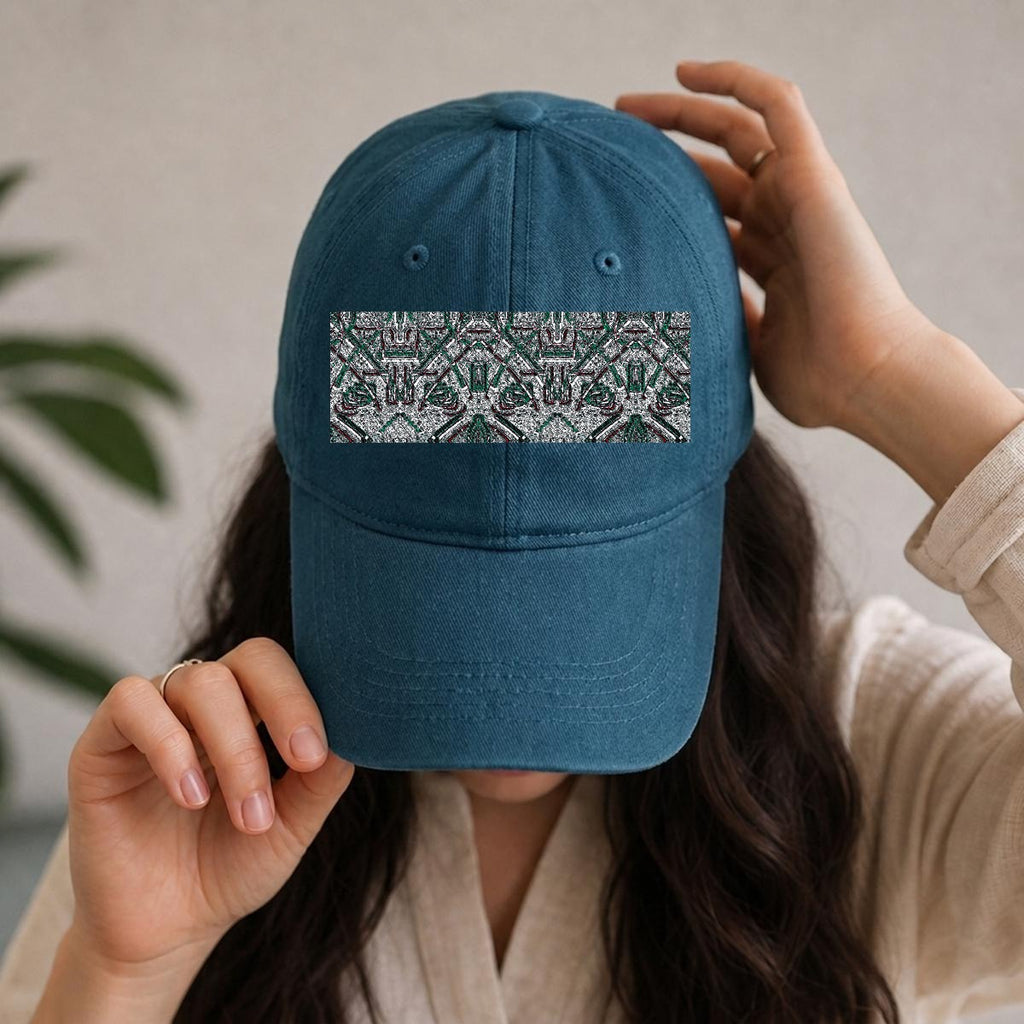 Embroidery Soft-Crown Flat Cap