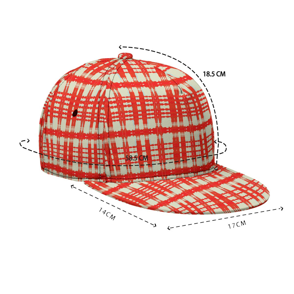 All-Over Print Flat-Brim Baseball Cap With Box