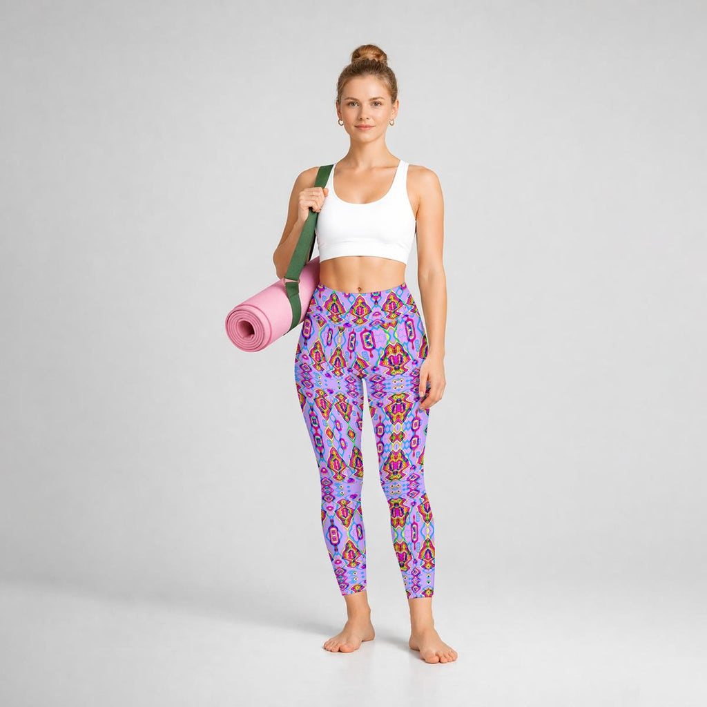 All-Over Print  Womens High Waisted Athletic Leggings
