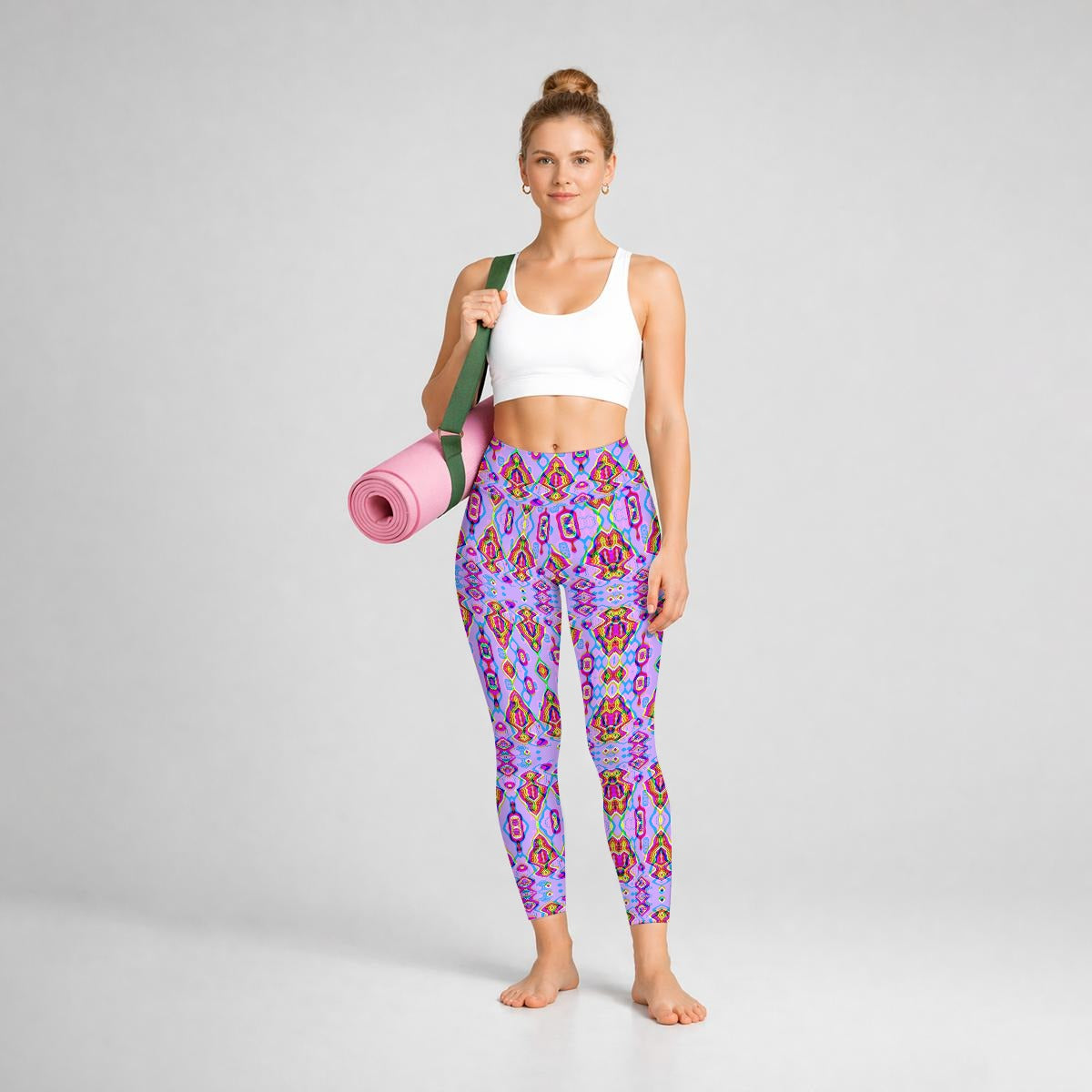 All-Over Print  Womens High Waisted Athletic Leggings