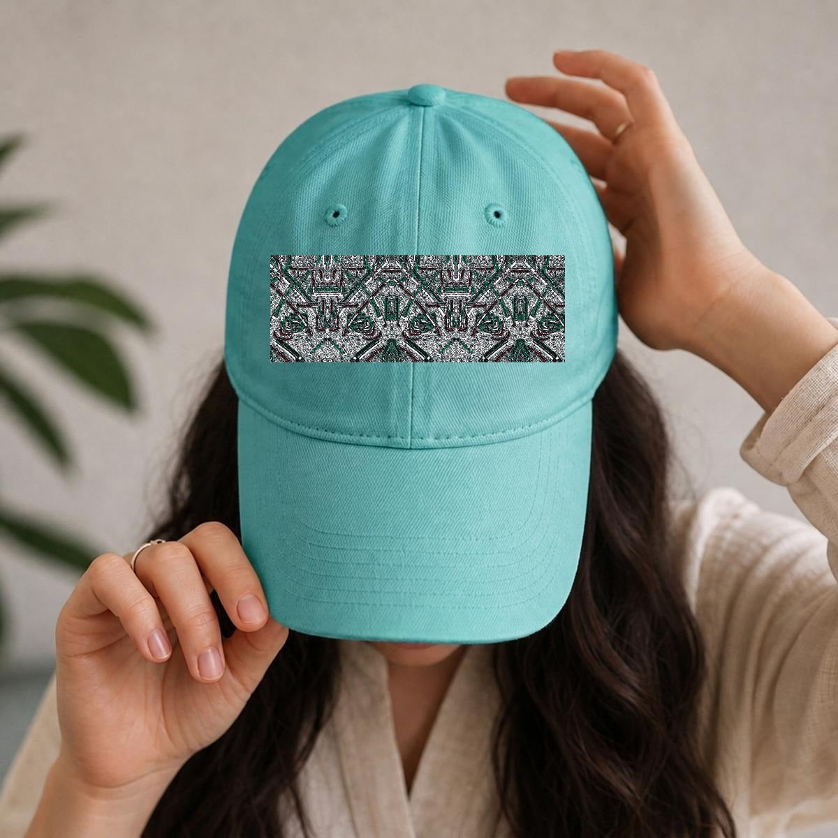 Embroidery Soft-Crown Flat Cap