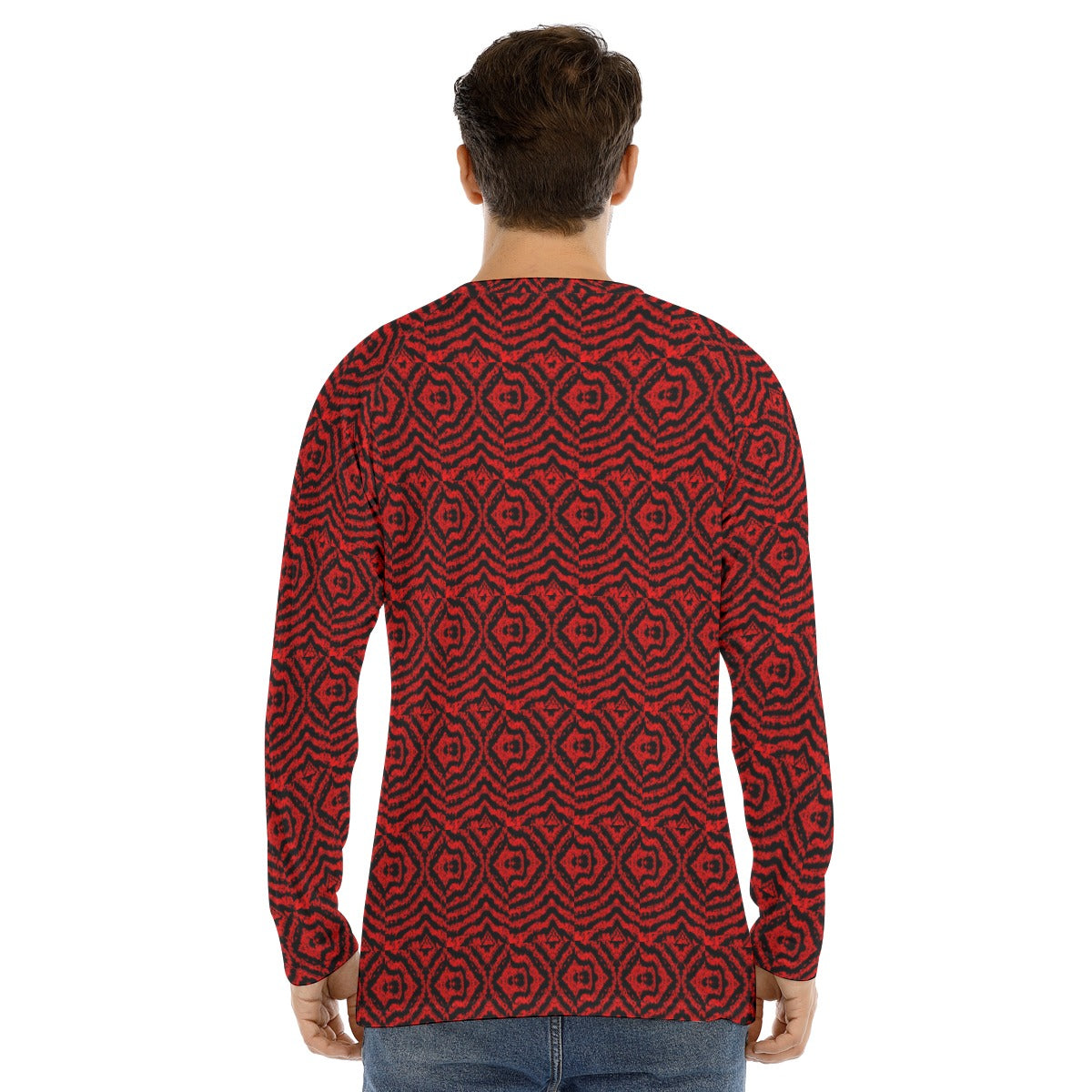 All-Over Print Men's Long Sleeve T-shirt With Raglan Sleeve