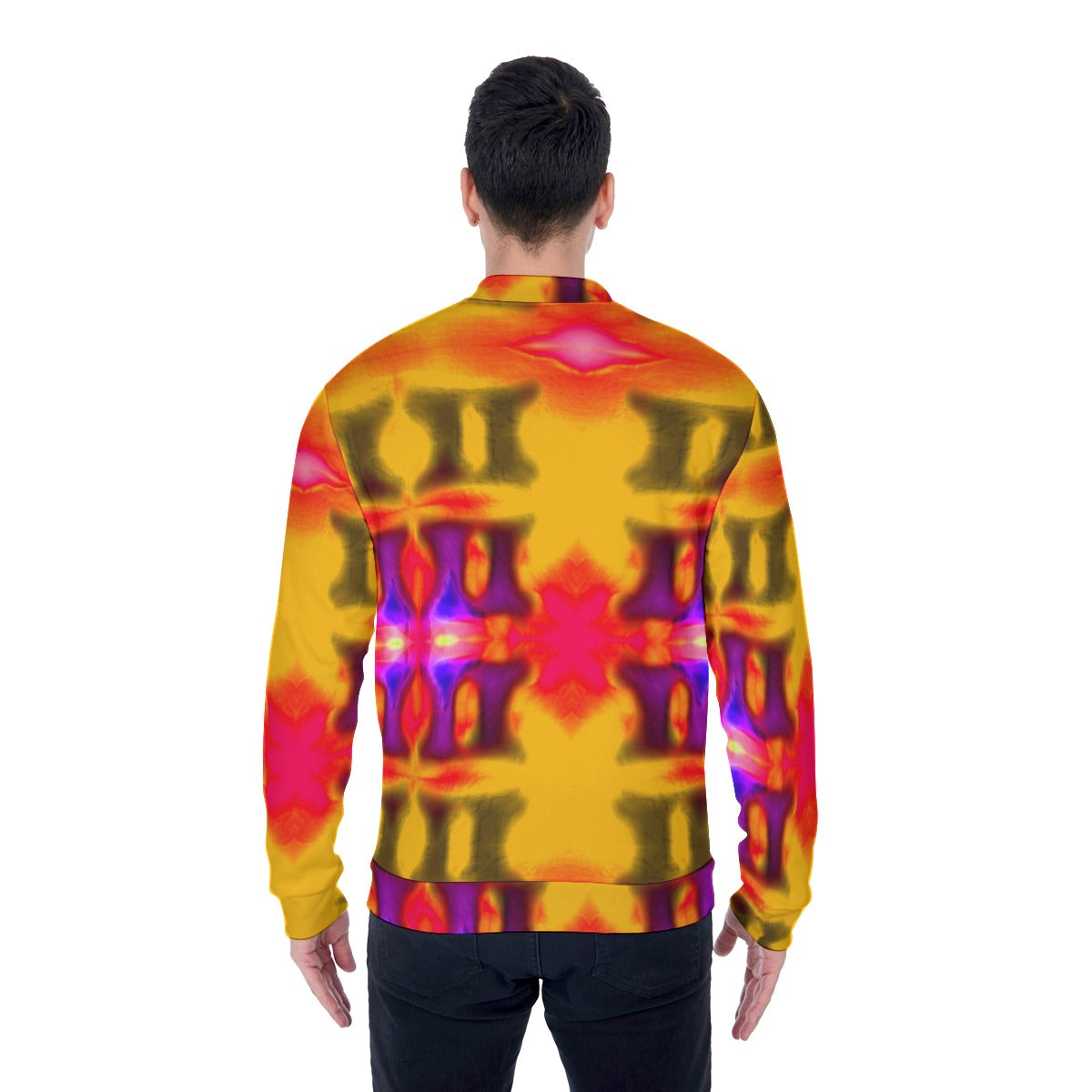 All-Over Print Men's Baseball Jacket