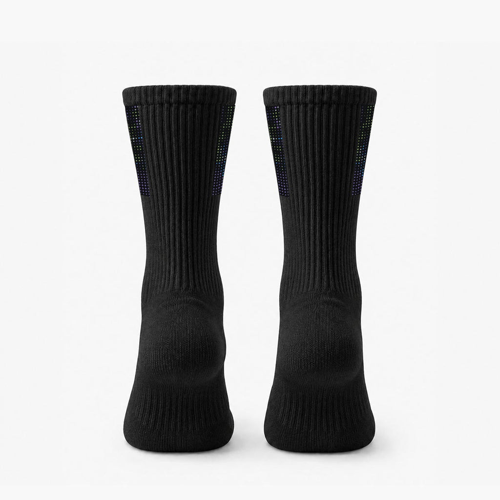 Embroidery Sports Cotton Crew Socks|Cotton