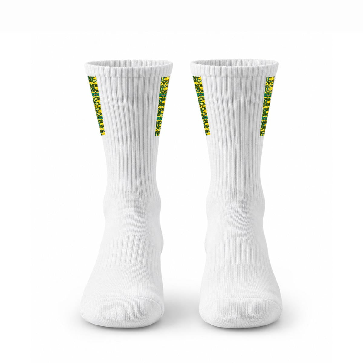 Embroidery Sports Cotton Crew Socks|Cotton