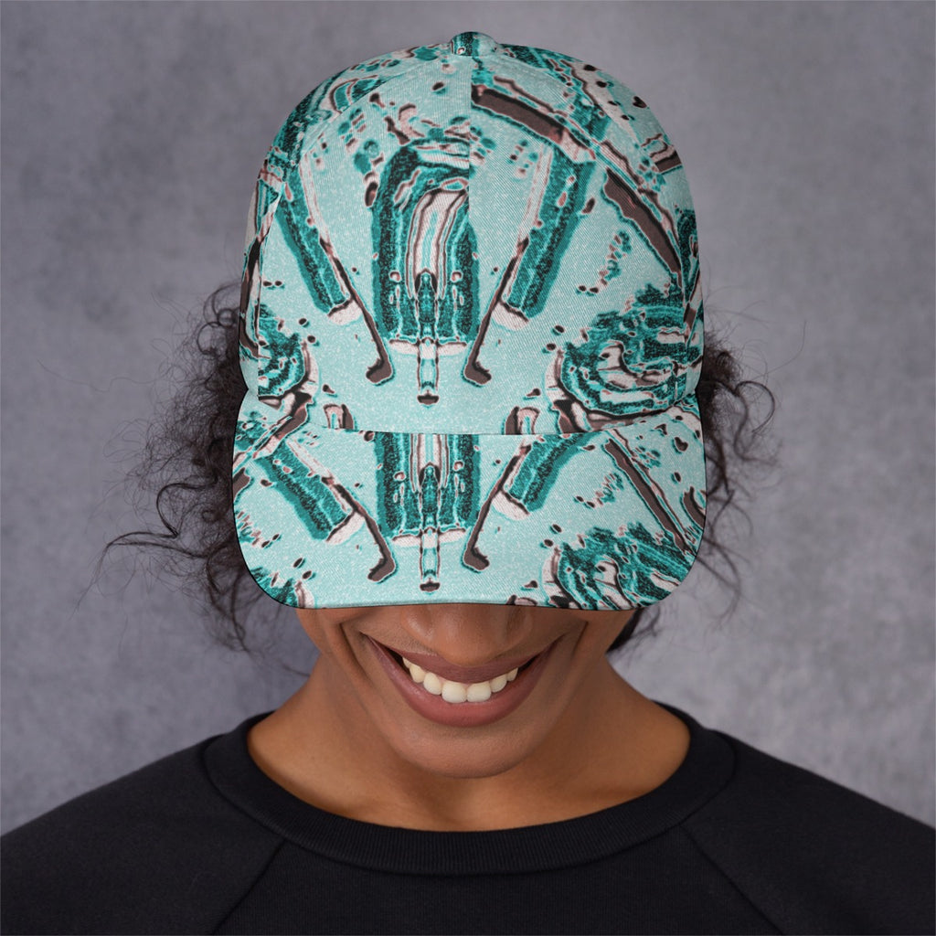 All-Over Print Peaked Cap With Box