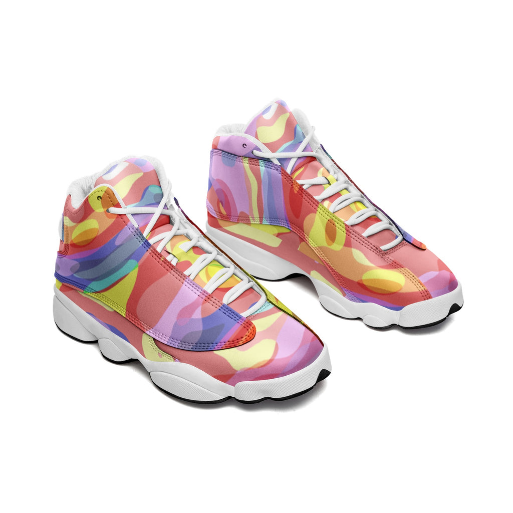 Unisex High Top Leather Sneakers
