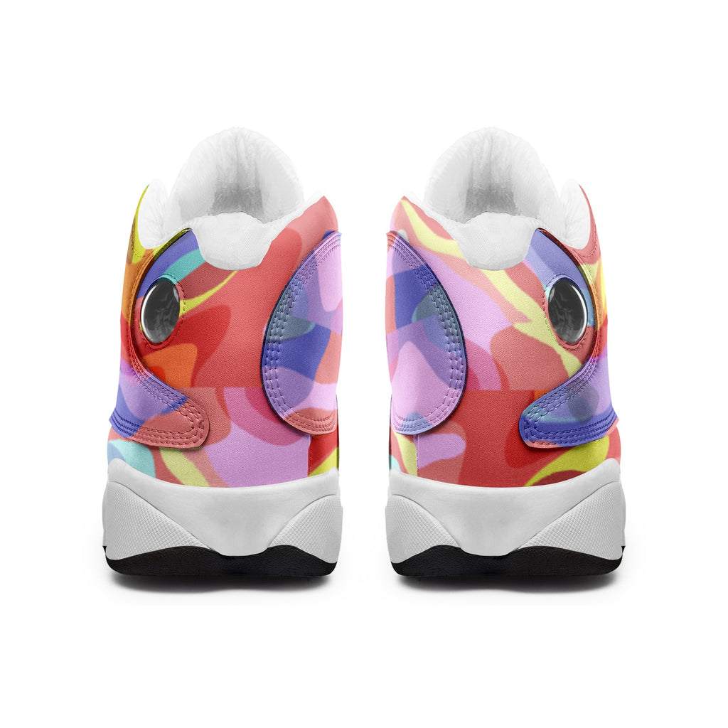 Unisex High Top Leather Sneakers