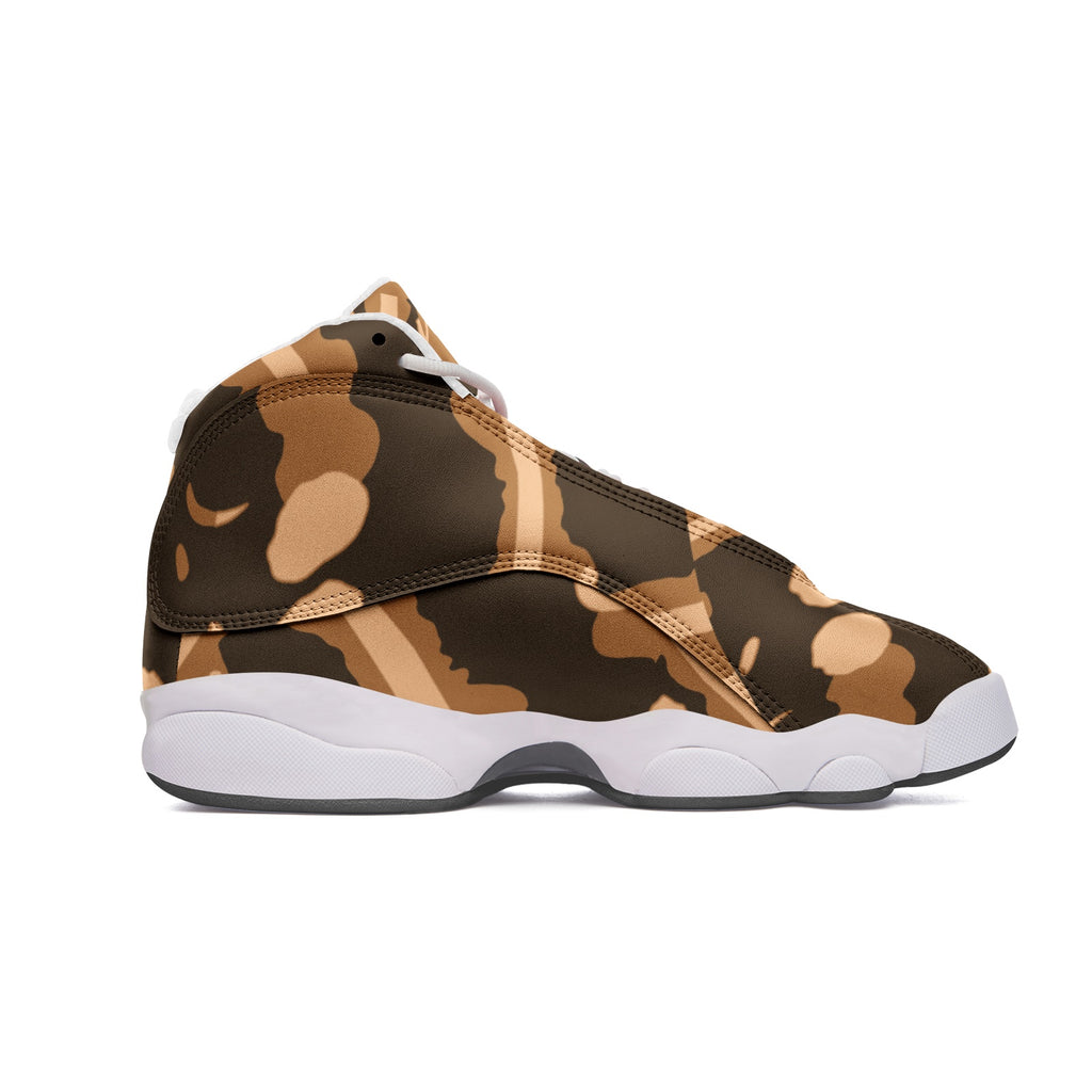 Unisex High Top Leather Sneakers