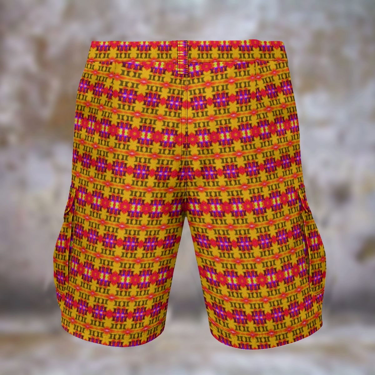 All-Over Print Men's Cargo Shorts