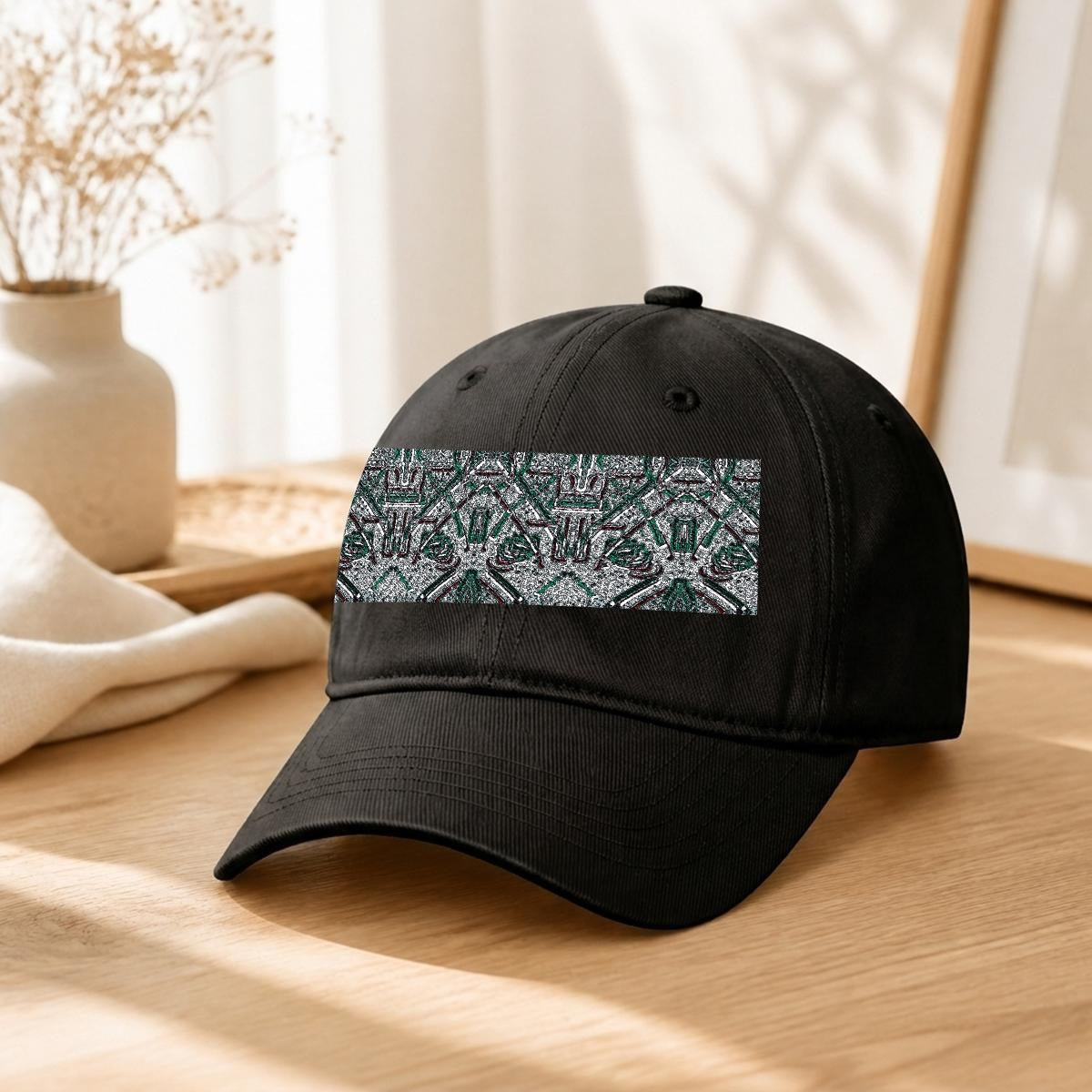 Embroidery Soft-Crown Flat Cap