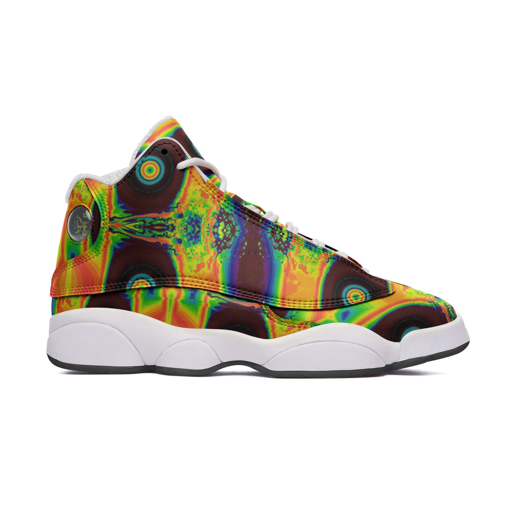 Unisex High Top Leather Sneakers