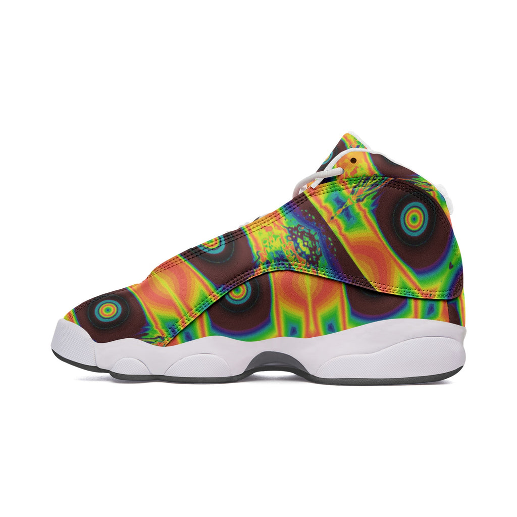 Unisex High Top Leather Sneakers