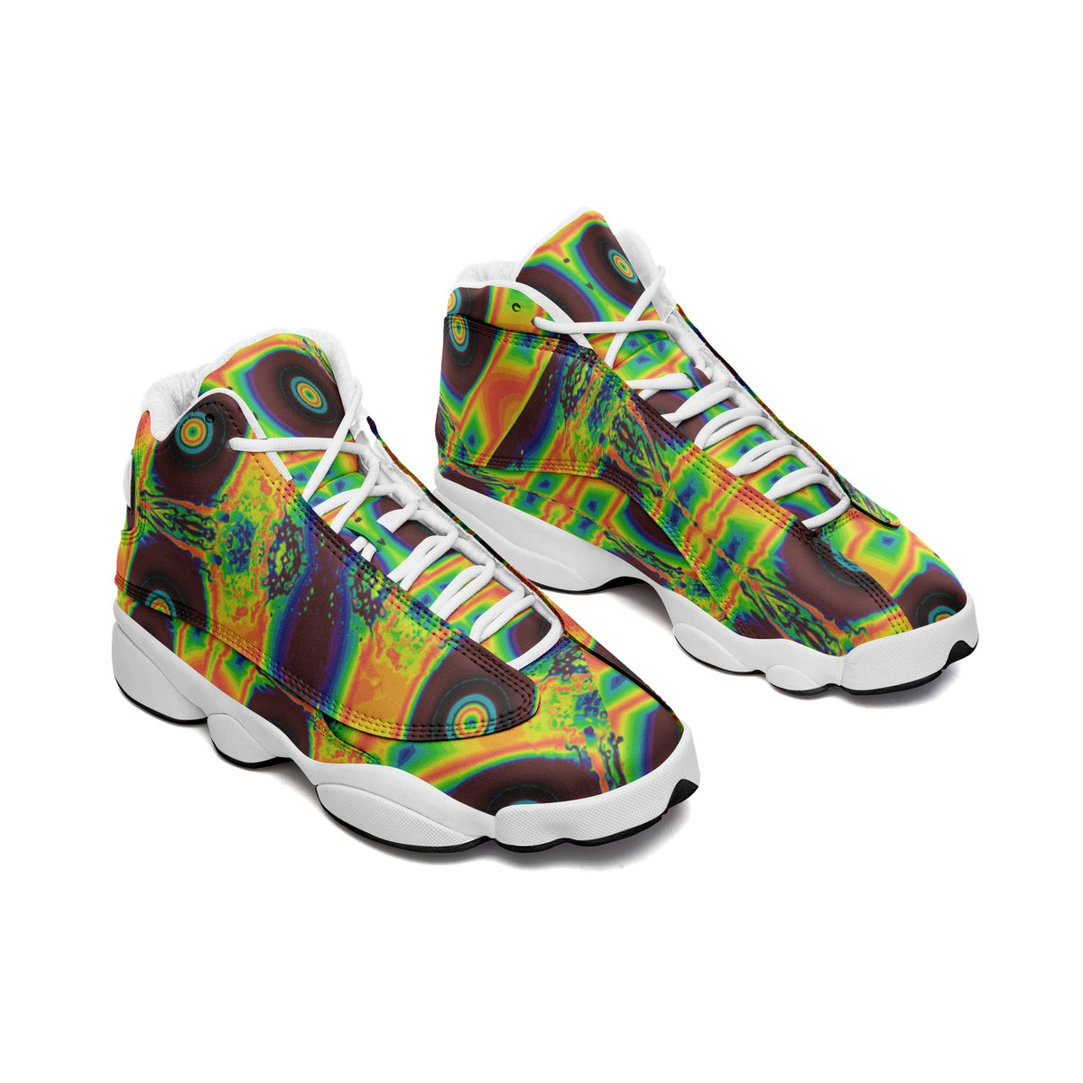 Unisex High Top Leather Sneakers