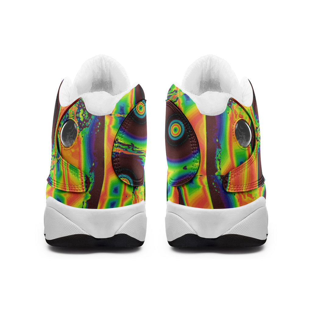Unisex High Top Leather Sneakers