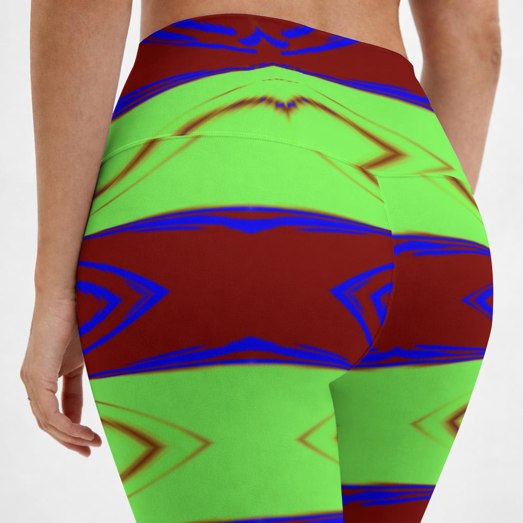All-Over Print  Womens High Waisted Athletic Leggings
