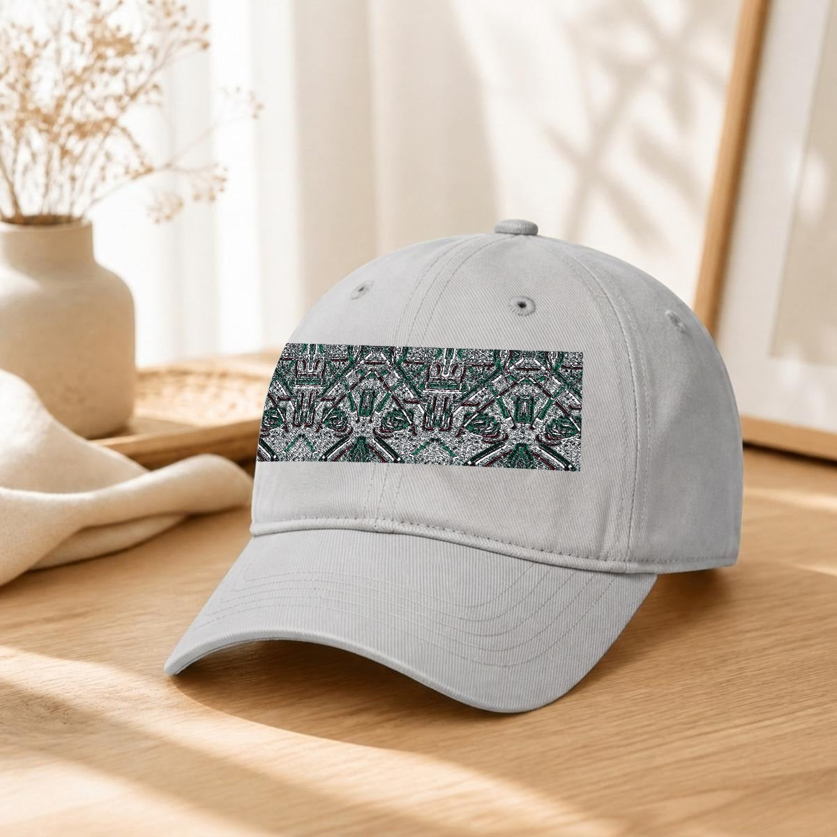 Embroidery Soft-Crown Flat Cap