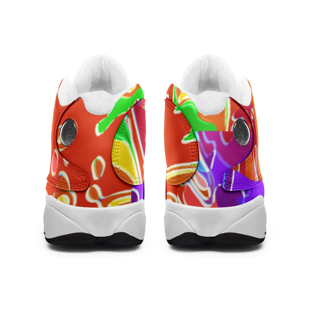 Unisex High Top Leather Sneakers