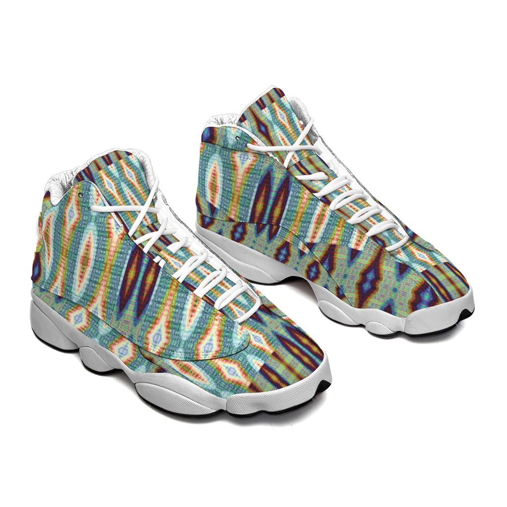 Men's Curved Basketball Shoes With Thick Soles