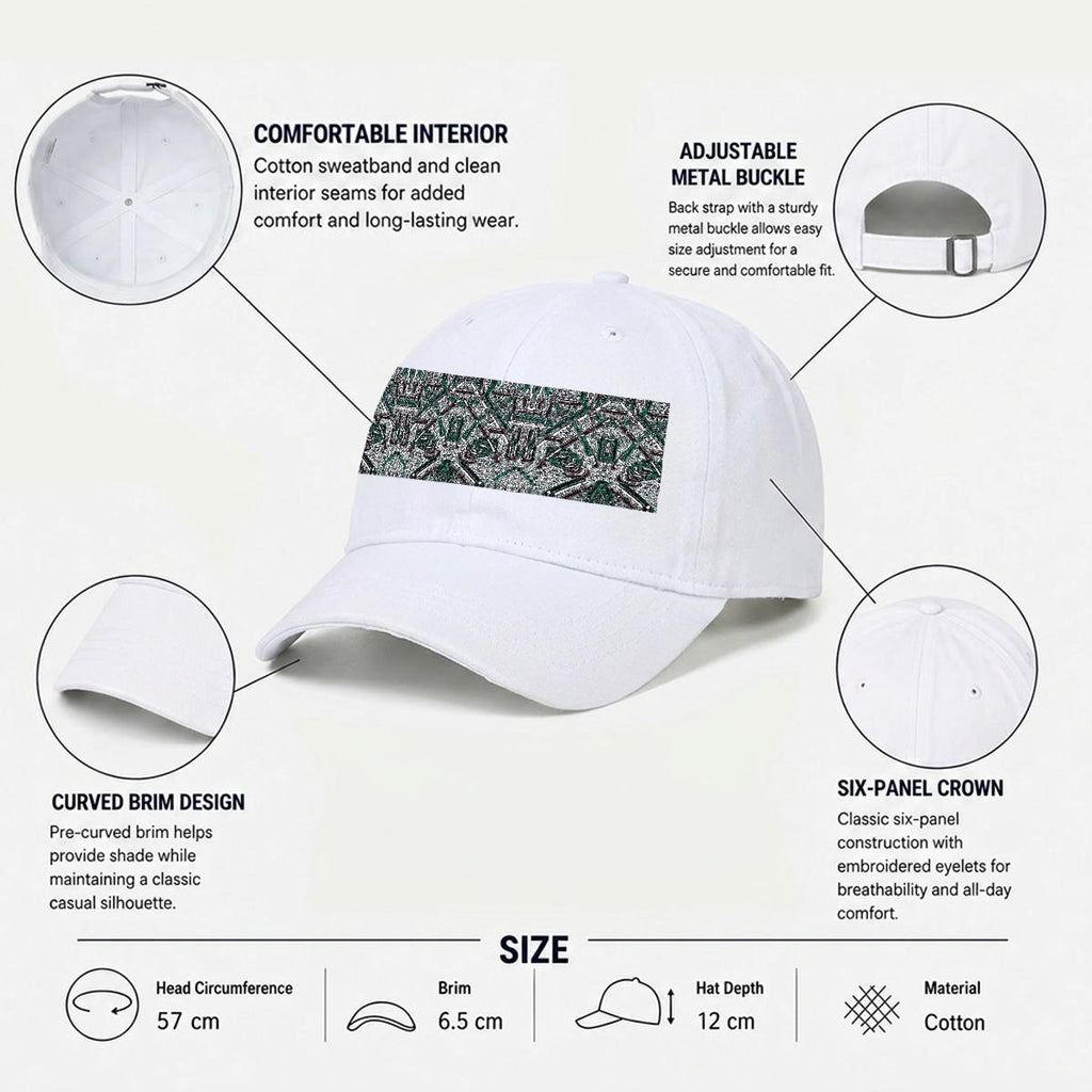 Embroidery Soft-Crown Flat Cap