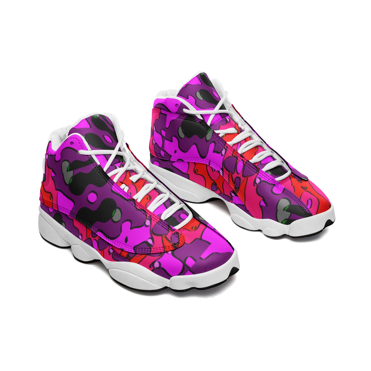 Unisex High Top Leather Sneakers