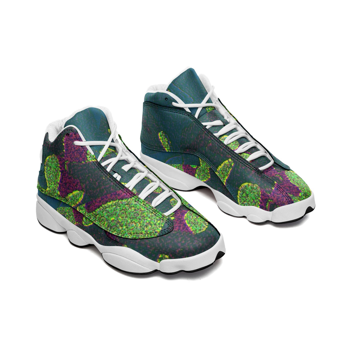 Unisex High Top Leather Sneakers