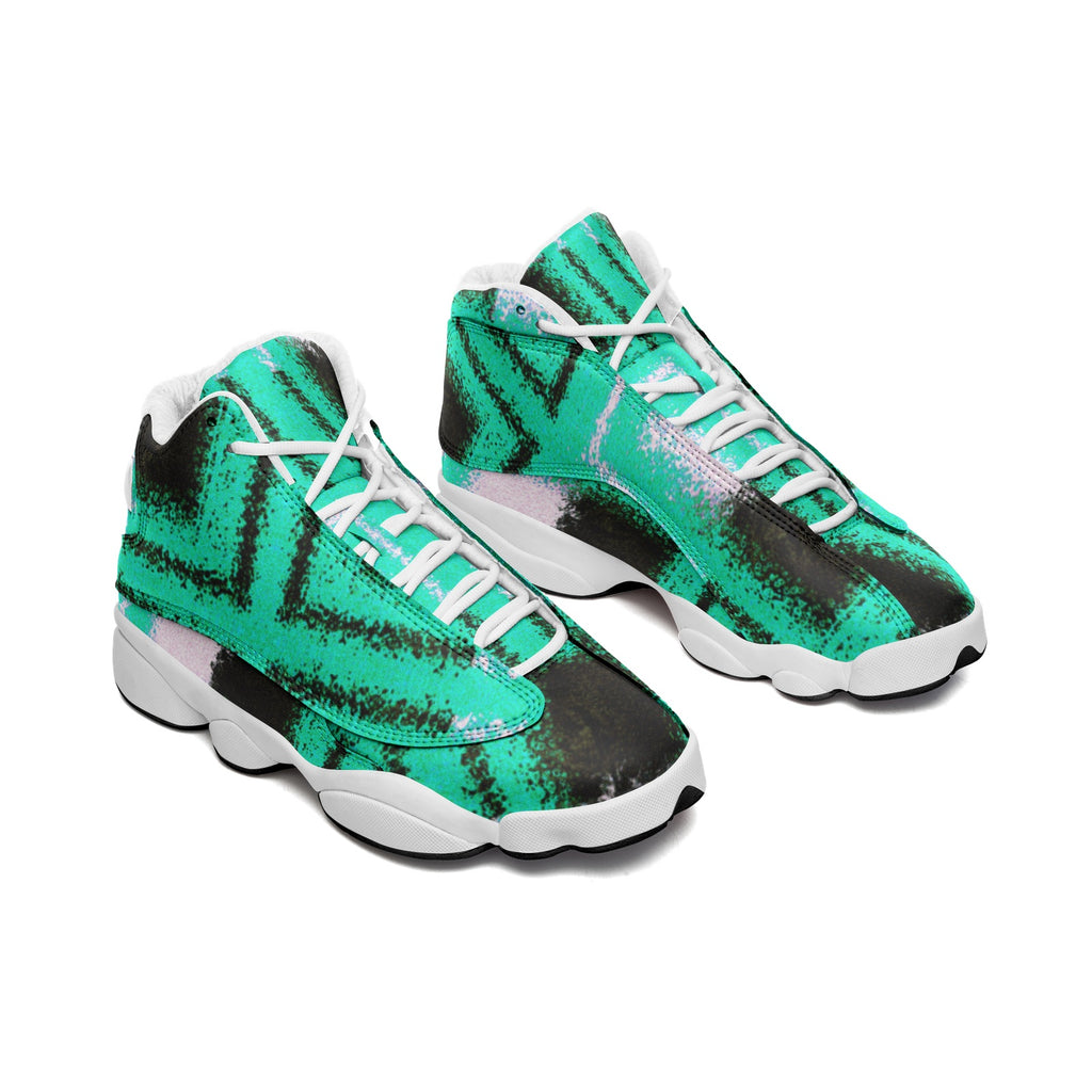 Unisex High Top Leather Sneakers