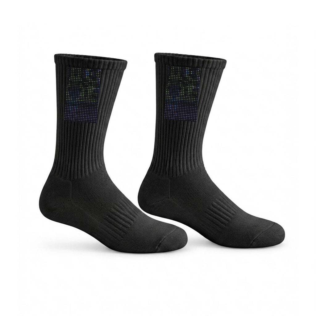 Embroidery Sports Cotton Crew Socks|Cotton