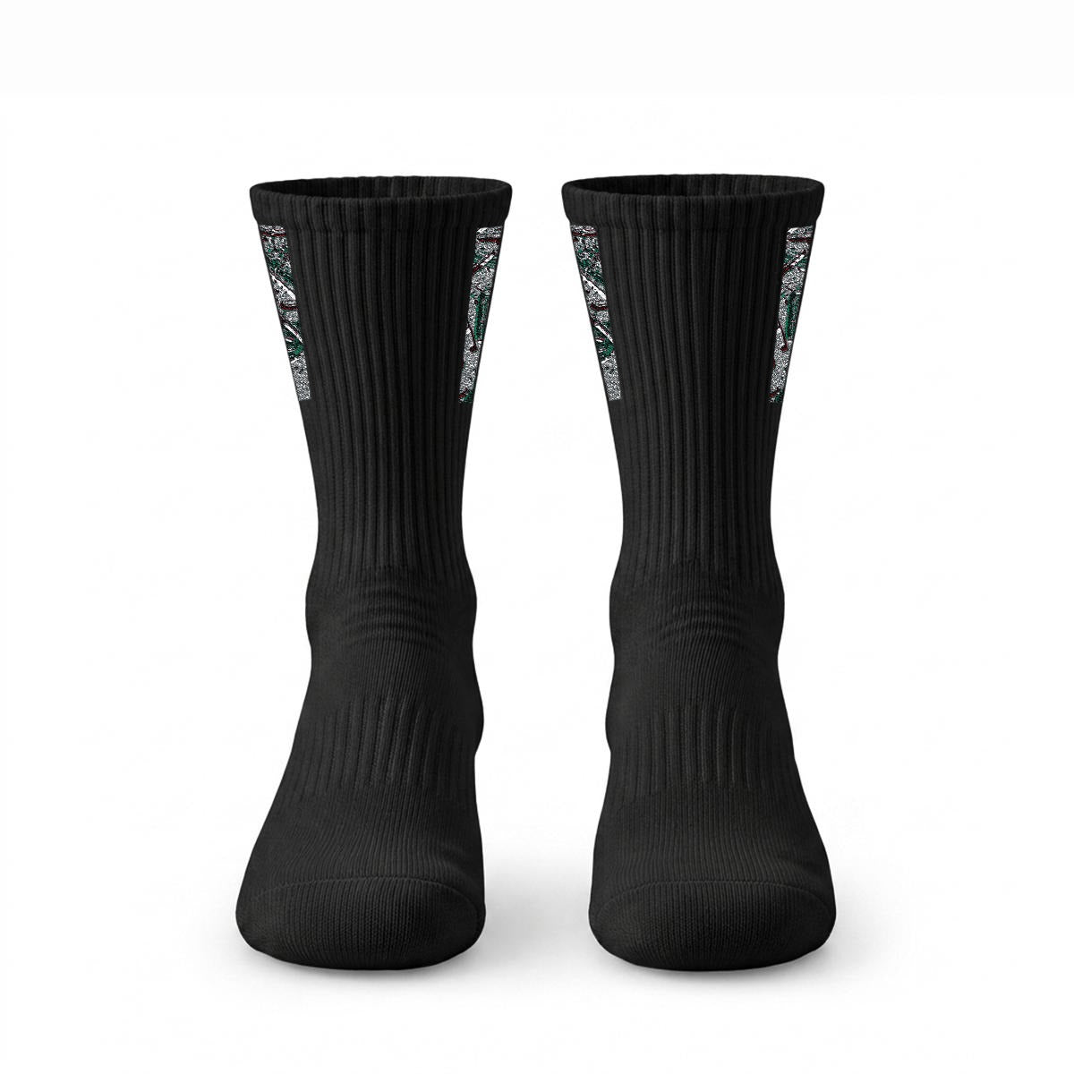 Embroidery Sports Cotton Crew Socks|Cotton