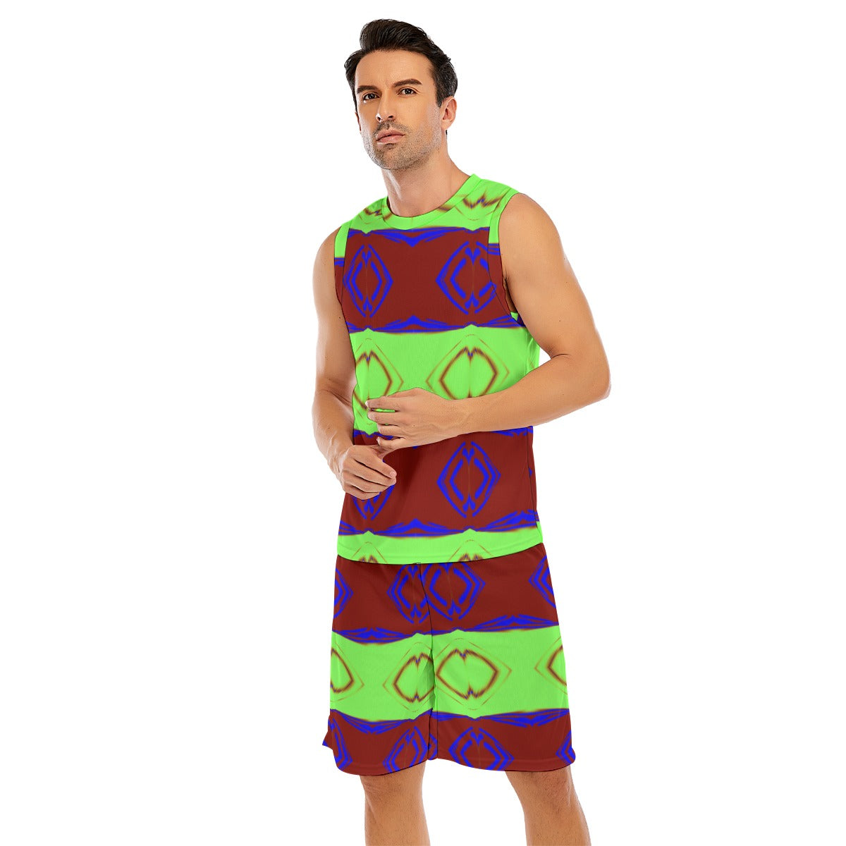 All-Over Print Men's Basketball Suit