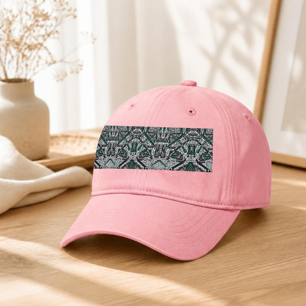 Embroidery Soft-Crown Flat Cap
