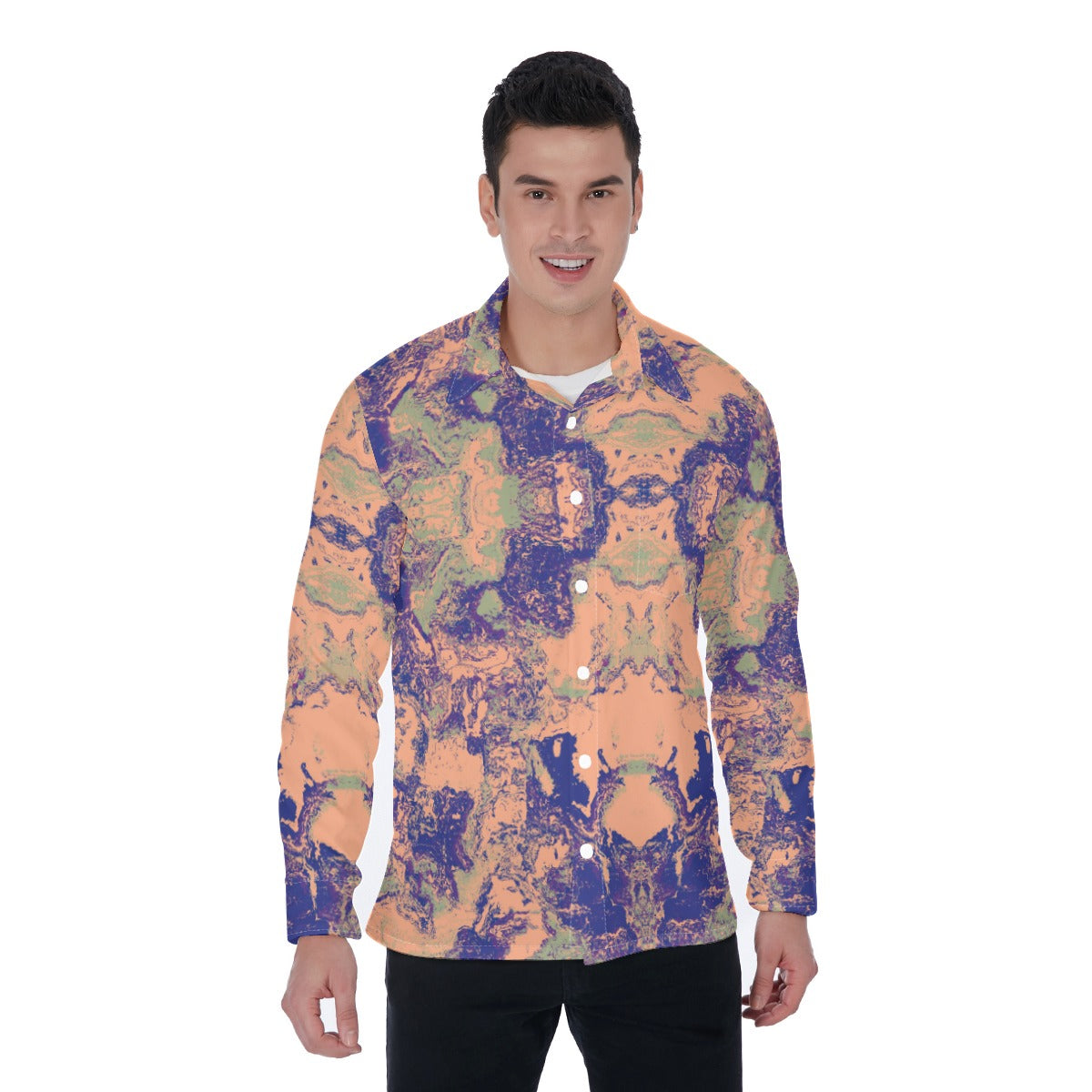 All-Over Print Men's Long Sleeve Shirt