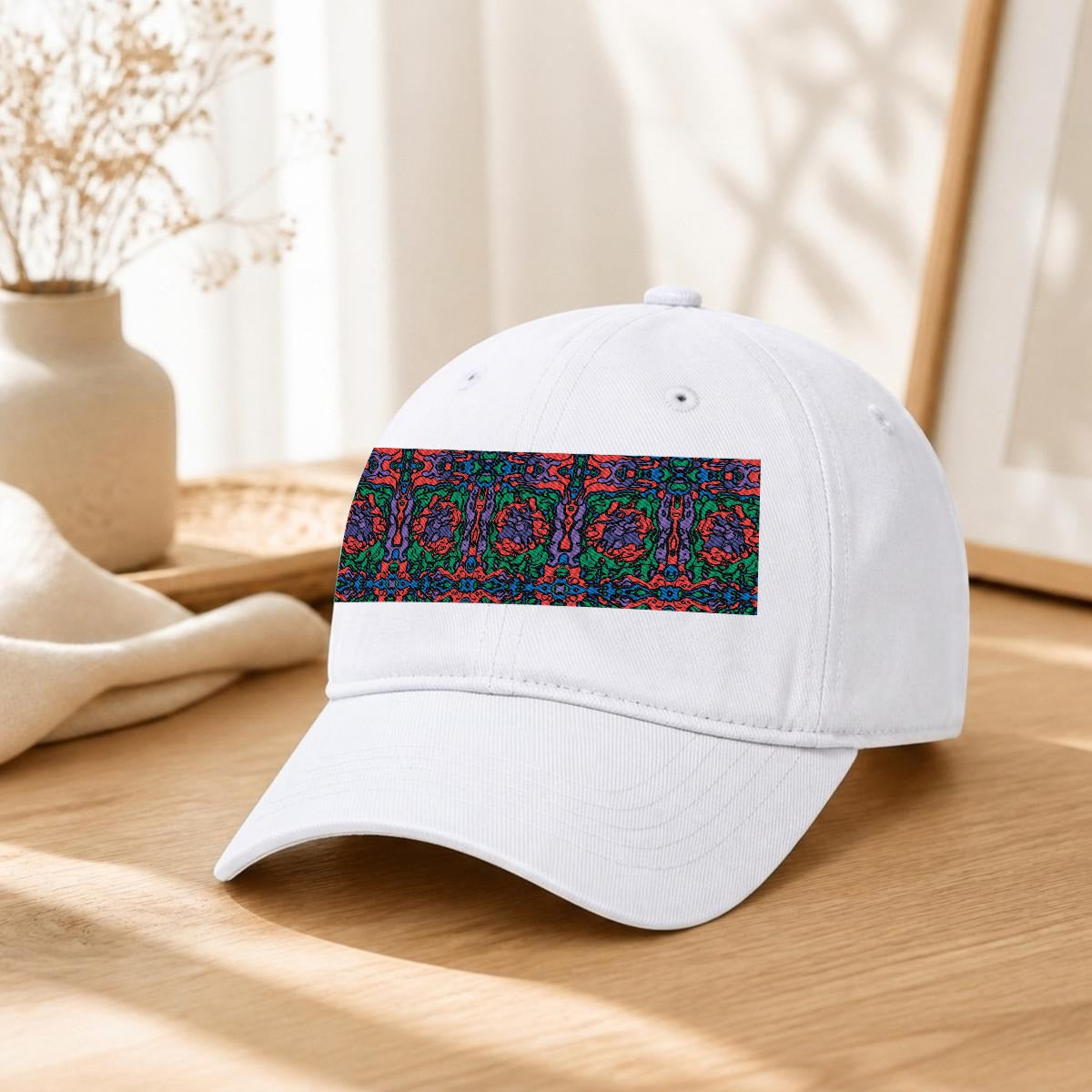 Embroidery Soft-Crown Flat Cap