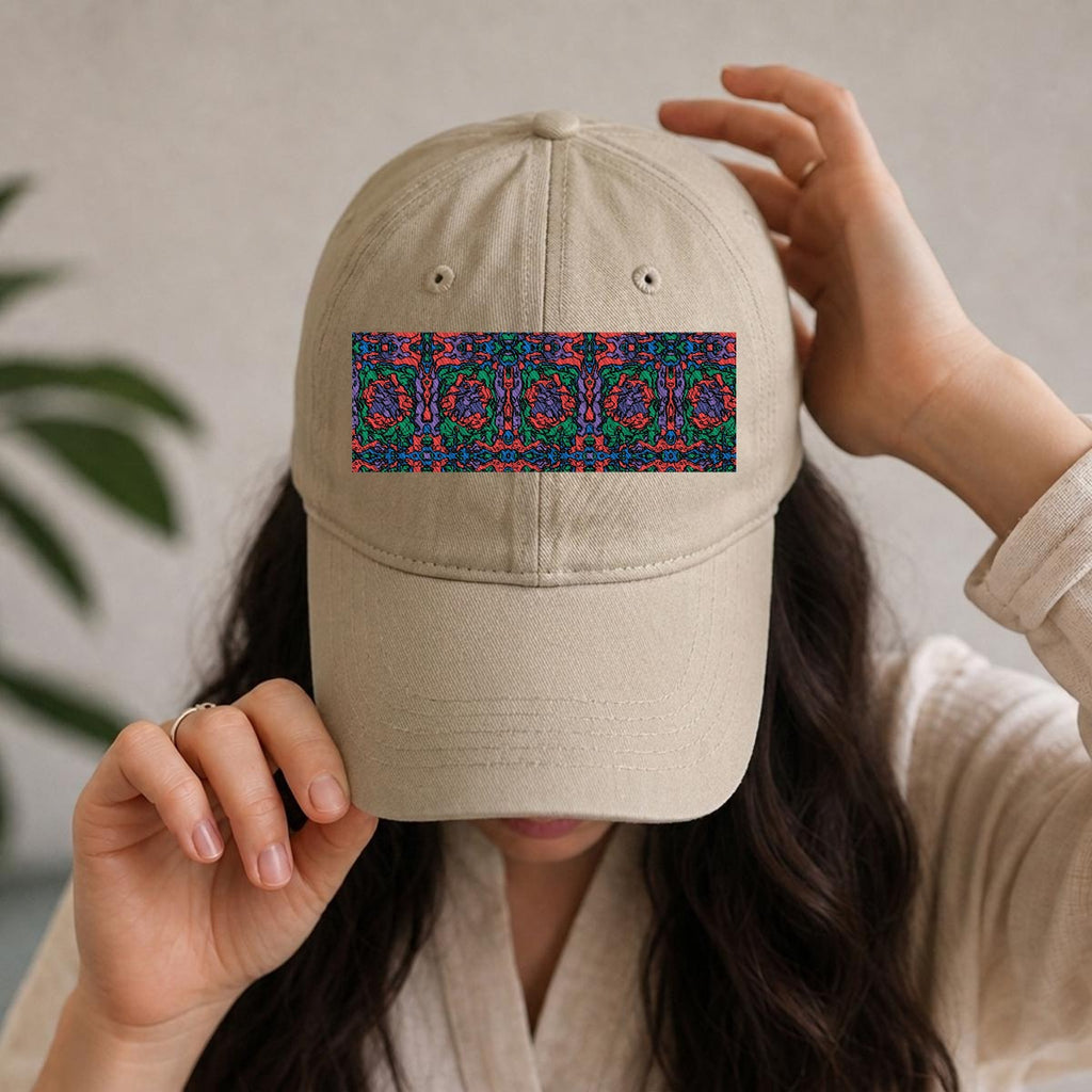 Embroidery Soft-Crown Flat Cap
