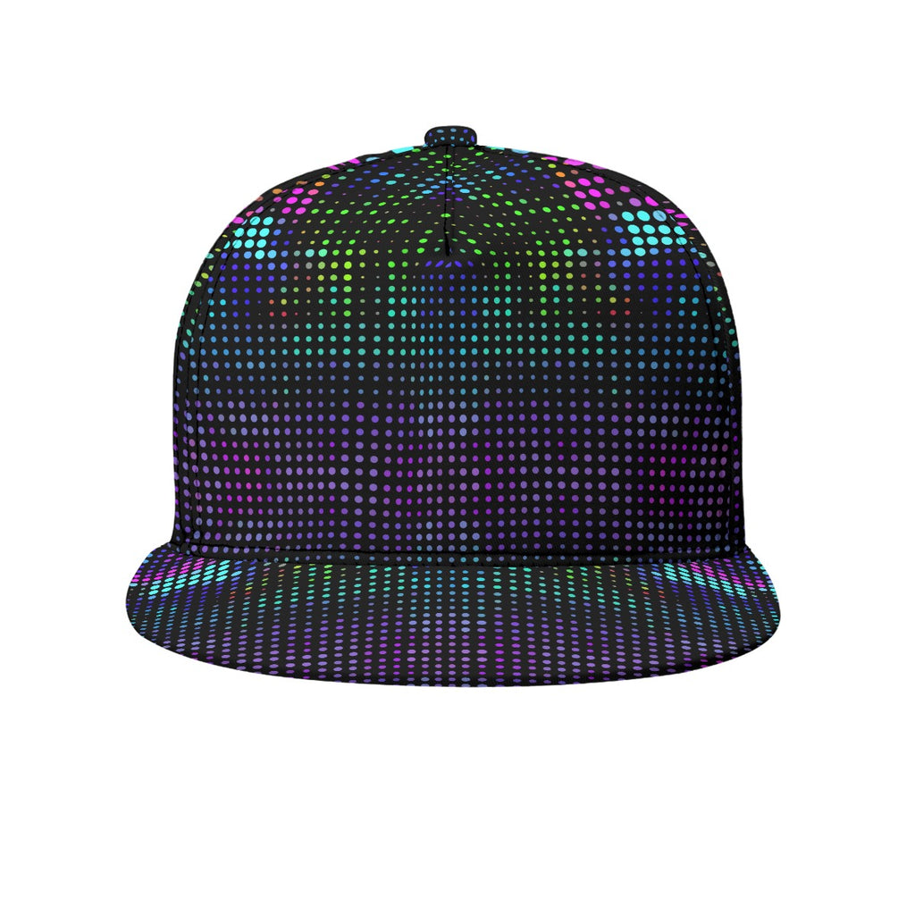 All-Over Print Flat-Brim Baseball Cap With Box